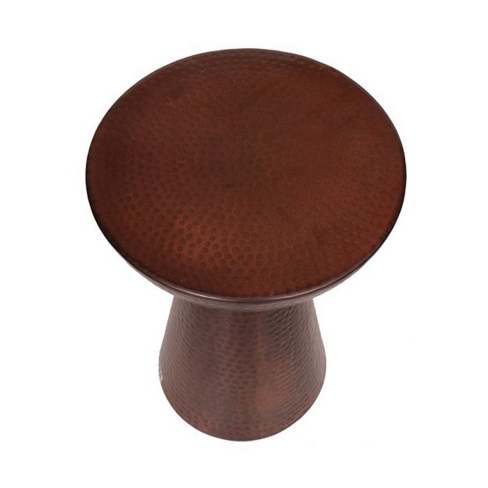 Leatherette Button Tufted Bench with Oversized Scroll Legs, Cherry Brown