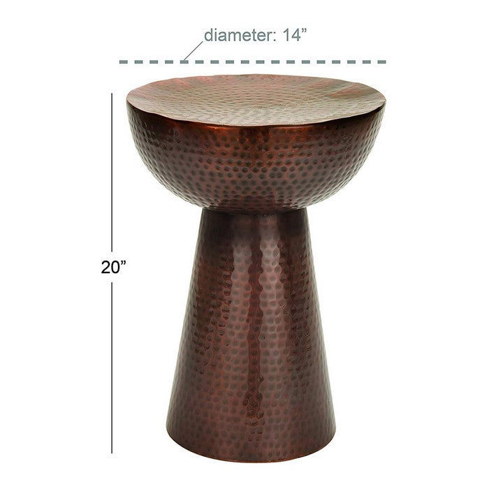 Leatherette Button Tufted Bench with Oversized Scroll Legs, Cherry Brown