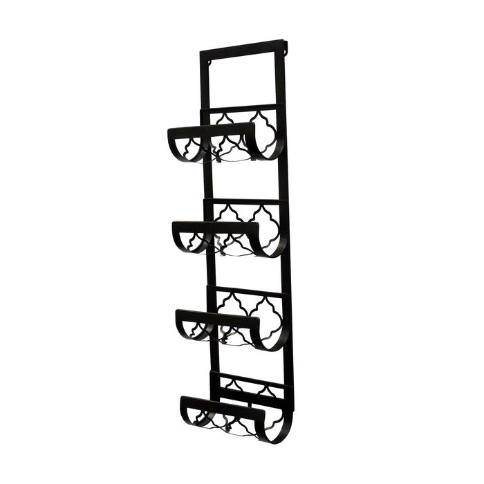 6 Drawer Wooden TV Stand with 1 Glass Door and Bracket Feet, Cherry Brown