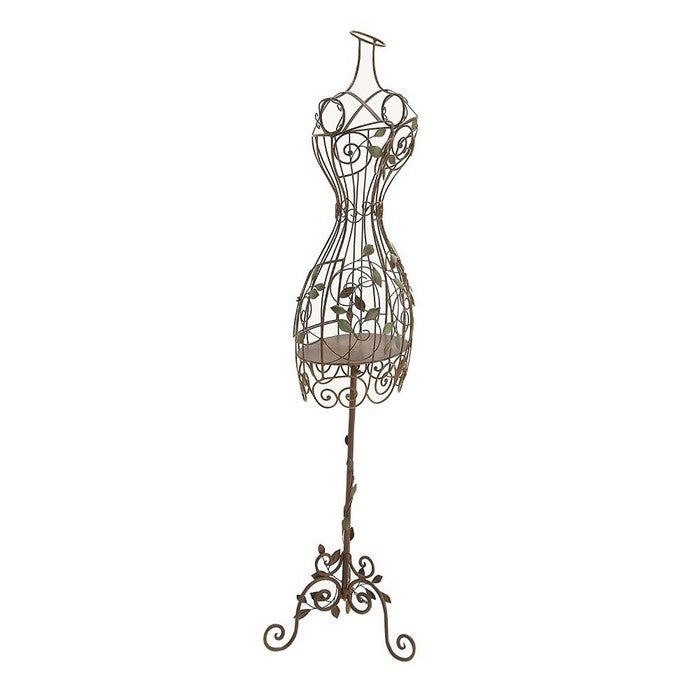 Benzara Dress Form Metal Mannequin Display Stand, Brown