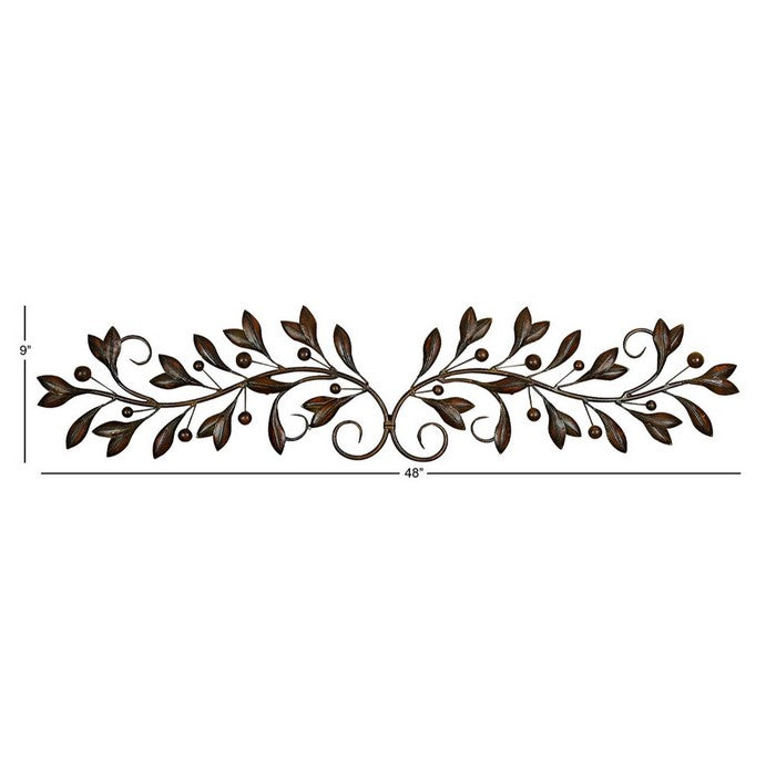 Metal Frame Rectangular Coffee Table with Sled Base, Rose Gold and White