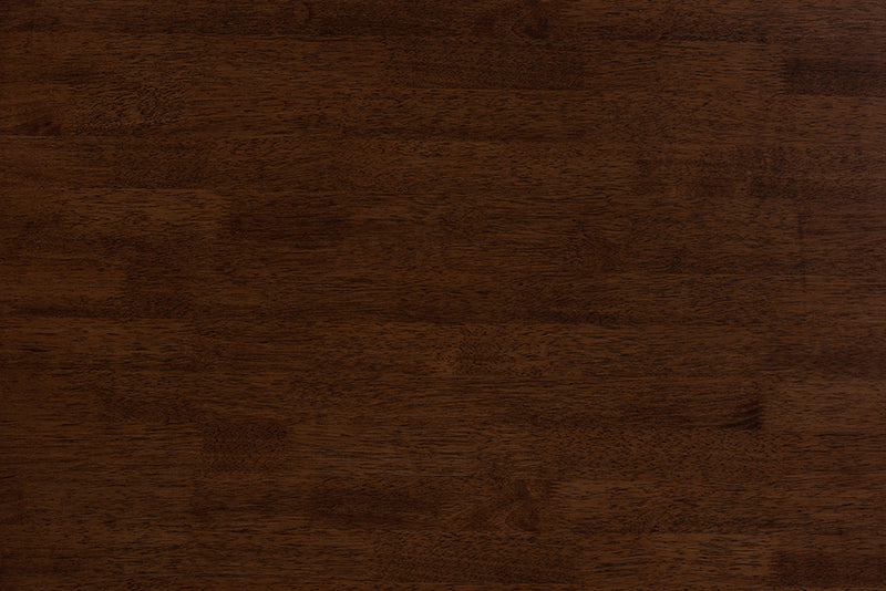 Baxton Studio Pernille Modern Transitional Walnut Finished Square Wood Dining Table