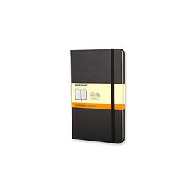Moleskine Classic Notebook, Pocket, Ruled, Black, Hard Cover (3.5 x 5.5)