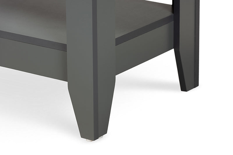 Baxton Studio Elada Modern and Contemporary Grey Finished Wood Coffee Table
