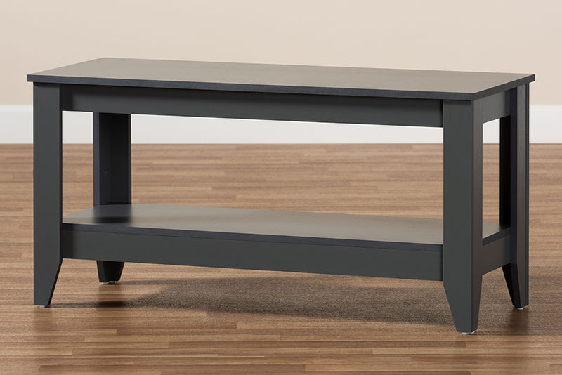 Baxton Studio Elada Modern and Contemporary Grey Finished Wood Coffee Table
