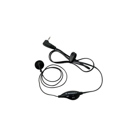 Earbud with Push-to-Talk Microphone