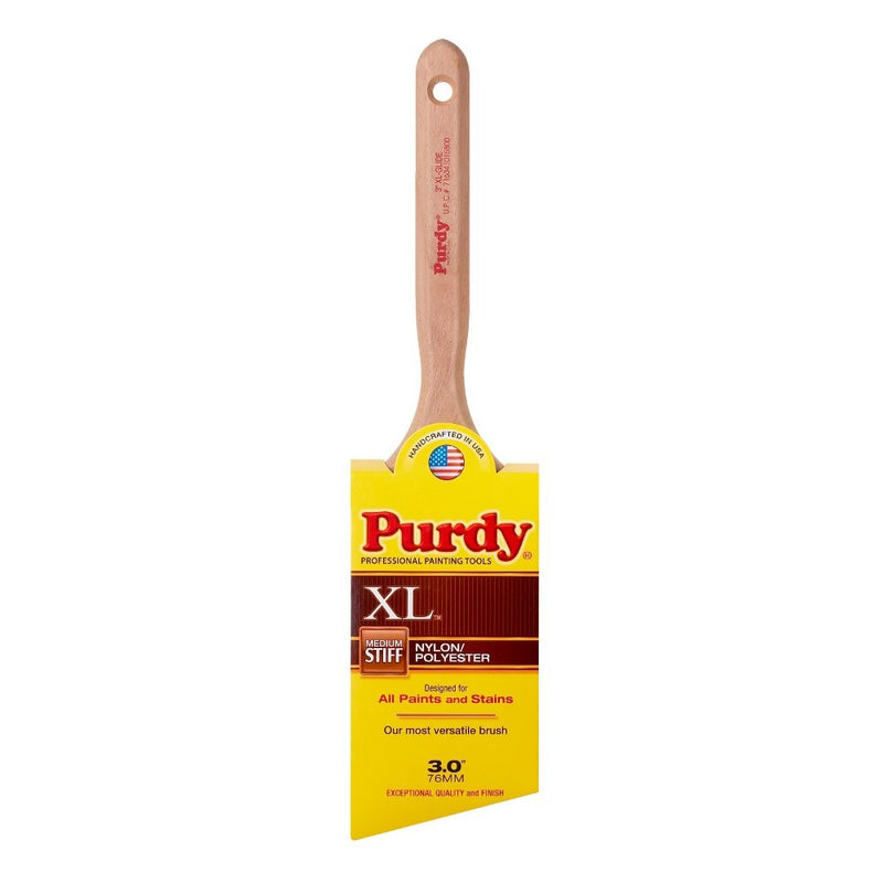 Purdy 144152330 XL Series Glide Angular Trim Paint Brush, 3 inch