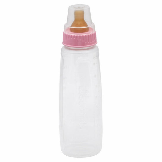 Gerber First Essentials Clearview Bottle in Assorted Colors with Latex Nipple, 9-Ounce