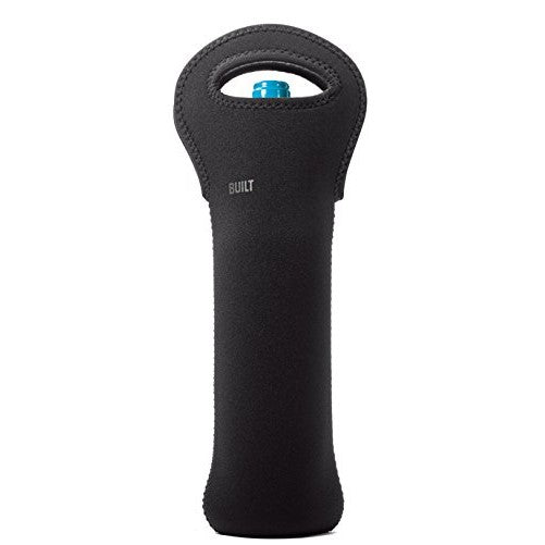 BUILT NY Neoprene Wine/Water Bottle Tote, Black