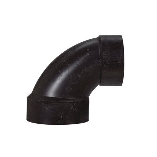 Charlotte Pipe Elbow Abs/Dwv 4 " X 3 " 90 Deg. Black