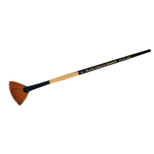 Dynasty Black Gold Series Synthetic Brushes Short Handle 4 fan