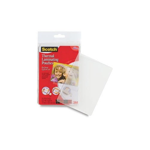 Scotch Thermal Laminating Pouches, 4.37 Inches x 6.36 Inches, 20 Pouches (TP5900-20)