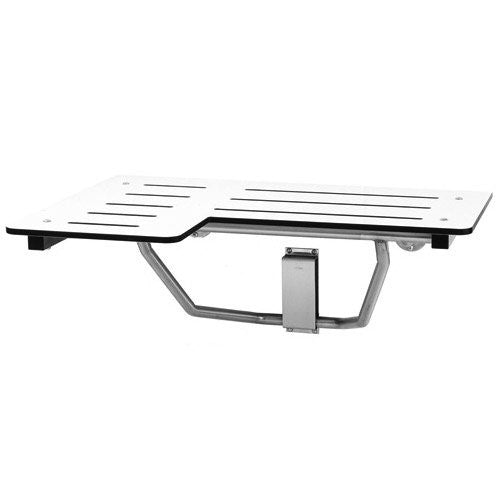 Bobrick B-5181 Reversible Folding Shower Seat, Ivory