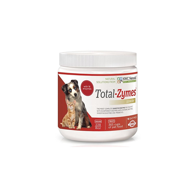 NWC Naturals - Total-Zymes- Digestive Enzymes for Dogs and Cats - Treats 365 Cups of Pet Food