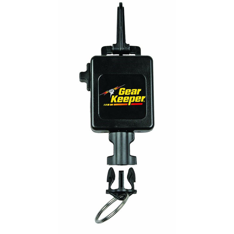 Gear Keeper RT3-0013 Locking Scuba Console Retractor Snap Clip Mount with Q/C II Split Ring Accessory