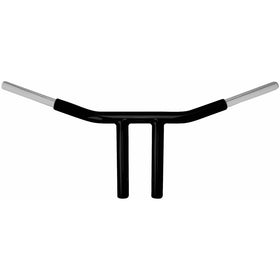 Wild 1 1-1/4" Black 8" Chopper T-Bar Handlebar WO562B