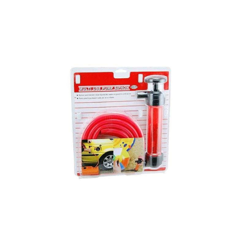 Liquid Transfer Gasoline Water and Air Siphon Inflation Pump with Hose