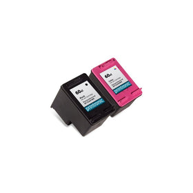 Remanufactured Ink Cartridge Replacement for HP 60xl (1 Black 1 Color 2 Pack)