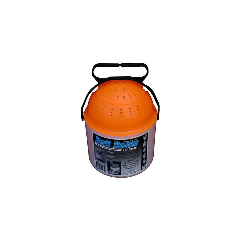 Challenge 50284 2 Quart Bait Dome, White/blue