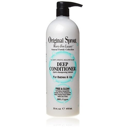 Original Sprout Deep Conditioner. Organic Vegan Deep Conditioning Treatment for Natural Hair Care. 33 oz.