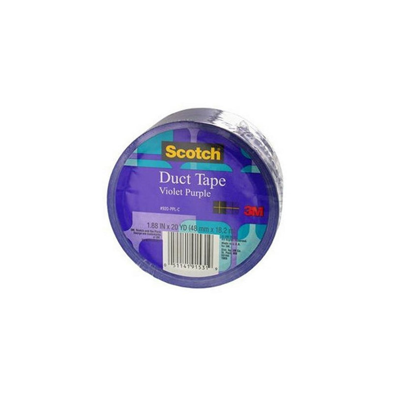3M Duct Tape, Violet Purple, 1.88-Inch by 20-Yard