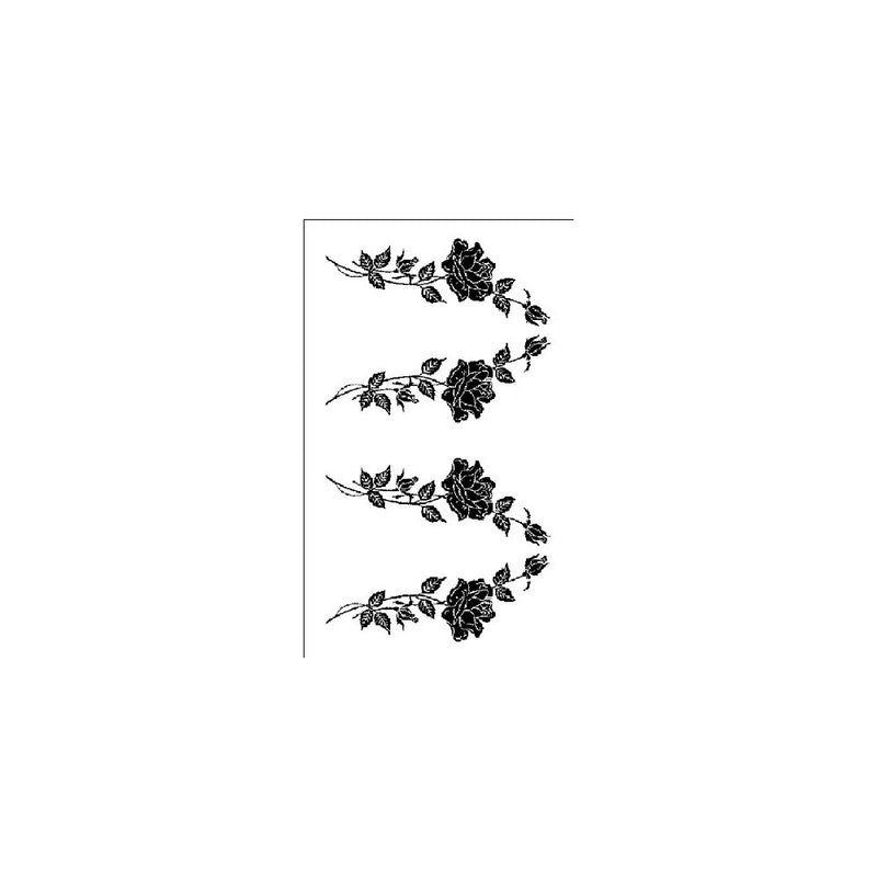 Armour Etch Rub N Etch Stencil Stemmed Rose, 5-Inch by 8-Inch