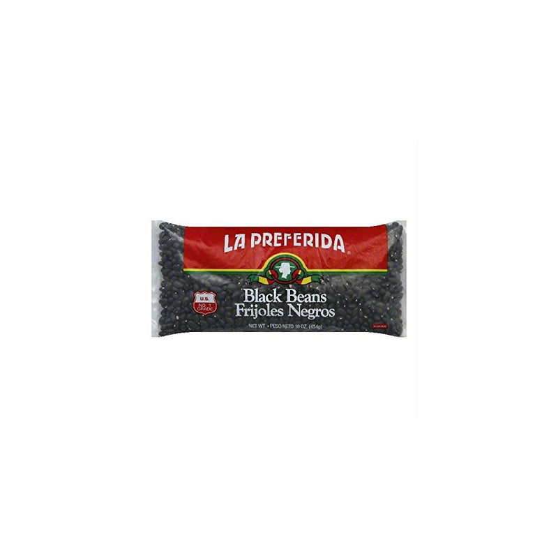 La Preferida Black Beans (Frijoles Negros), 16 oz