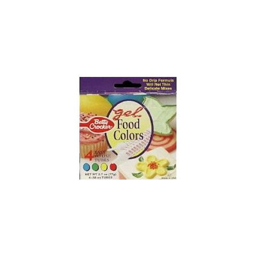 Betty Crocker Classic Gel Food Colors - 4 CT