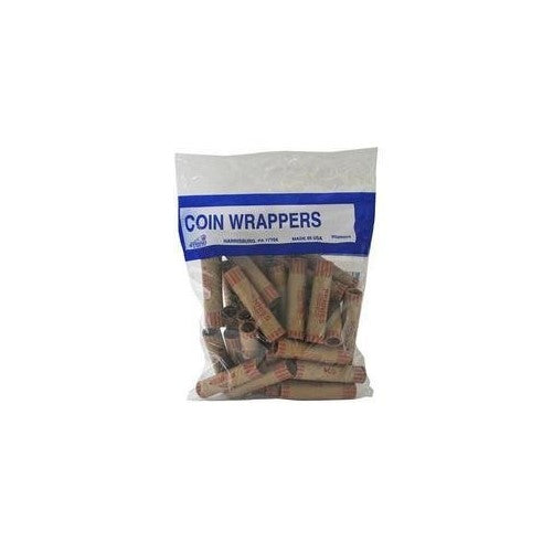 Crimped Penny Coin Wrappers - 36 Count