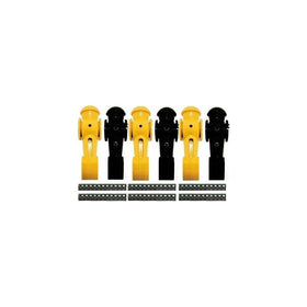 Tornado 6 Foosball Men Counter Balanced Roll Pin
