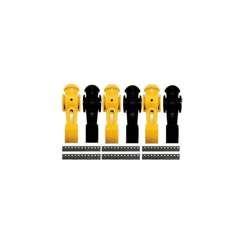 Tornado 6 Foosball Men Counter Balanced Roll Pin