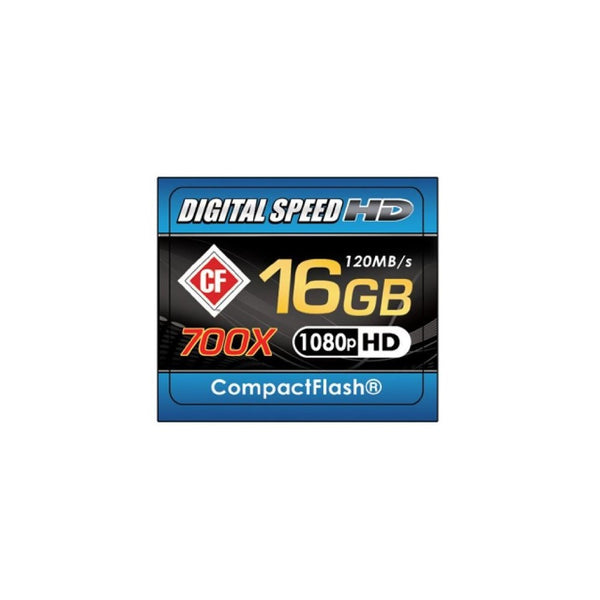 Digital Speed 16GB 700X Professional High Speed 120MB/s Error Free (CF) Memory Card Class 10