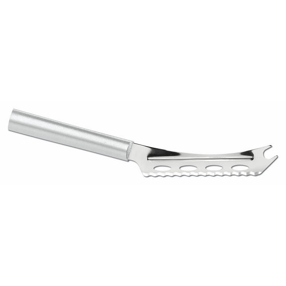 Rada Cutlery Cheese Knife – Stainless Steel Serrated Edge With Aluminum Handle Made in the USA