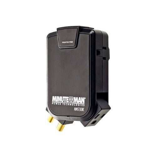 Minuteman 3-Outlet/1-Rotating Outlet, 1 Rotating Coax Slimline Wall-tap (MMS130RC)