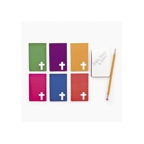Fun Express Religious Notepads with A Cross (2 Dozen)