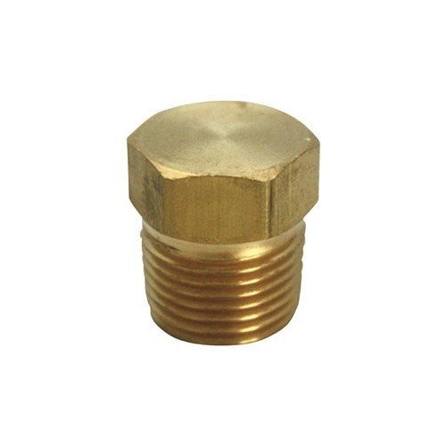 Jmf Pipe Plug 1/2 " Yellow Brass Lead Free