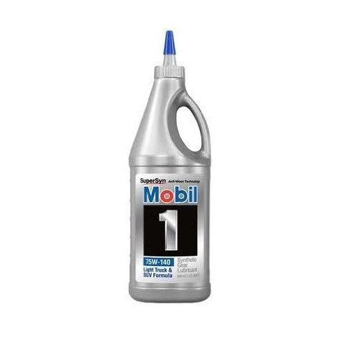 Mobil 1 102490 75W-140 Synthetic Gear Lube - 1 Quart
