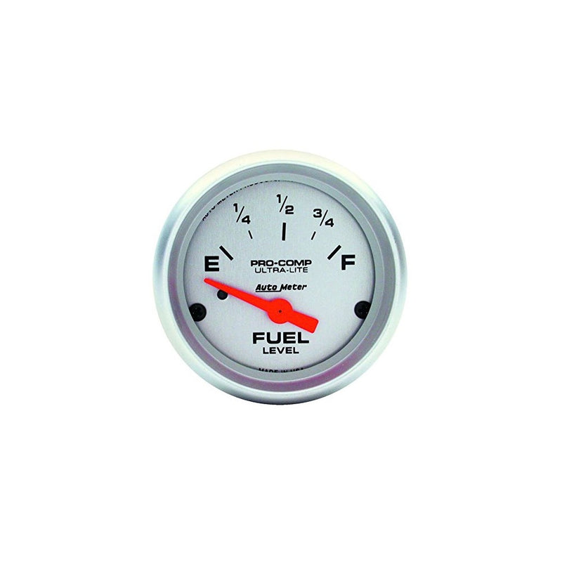 Auto Meter 4319 Ultra-Lite 2-1/16" Electric Fuel Level Gauge (Empty/Full, 52.4mm)