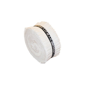 2-1/2in Strips Roll Up Kona Solids Snow Colorway 40Pcs