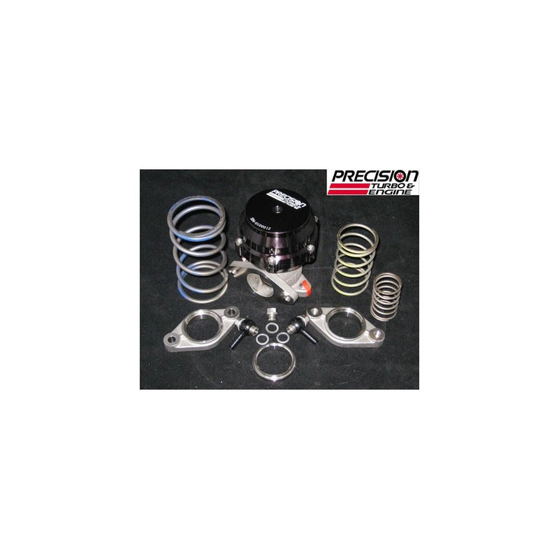 Precision Turbo PTE PW39 39MM External Wastegate 38mm INCLUDES ALL SPRINGS AND INLET/OUTLET SS FLANGES