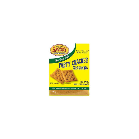 Savory Saltine Seasoning, 1.4 Ounce, Garden Dill, 1 Pack