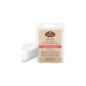 Fabulous Frannie Vanilla Rose 2.5oz of 100% Pure & Natural Soy Candle Meltie/Tart/Melts made with Pure Vanilla & Palmarosa Essential Oils