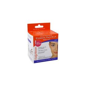 Sally Hansen Microwaveable Wax Kit For Eyebrow/Face/Lip (2 Pack)