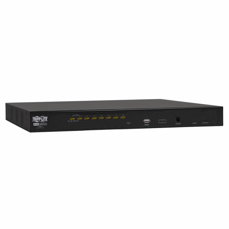 TRIPP LITE 8 Port Rack Mount USB KVM Switch with On-Screen Display & Cables 1U (B022-U08)