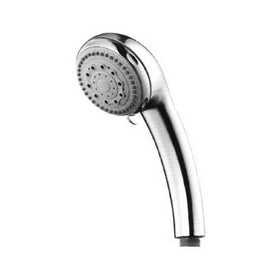 Baypointe 138311CA Adjustable, Hand Held Plastic Shower Head with 3" Diameter, 18 gpm Maximum Flow, 3 Setting, Mounting Bracket & Teflon Tape, 59", White