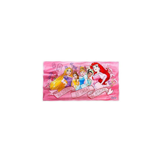 Disney Store Princess Beach Girls Towel Rapunzel Belle Cinderella Ariel