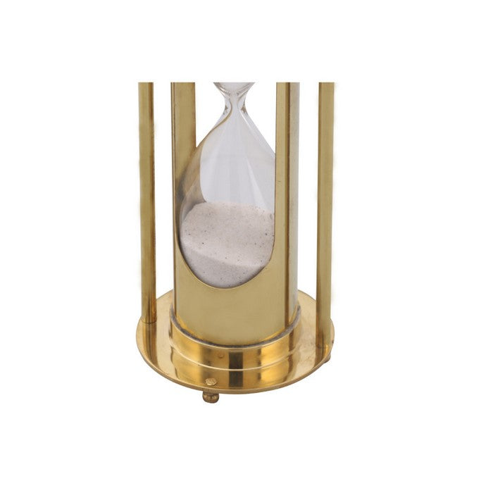 Classical Hourglass - 5 Minute Sand TimerDecor In Brass