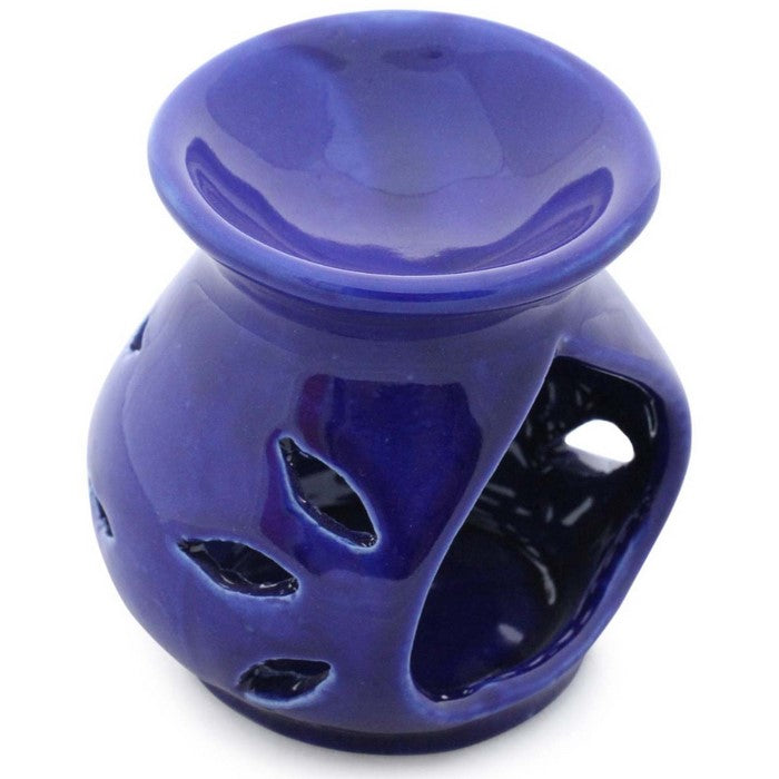 Benzara Ceramic Handmade Oil Diffuser/Warmer In Royal Blue