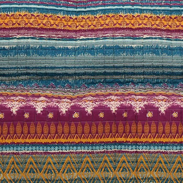 Polyester Loveseat Protector with Tribal Print, Multicolor