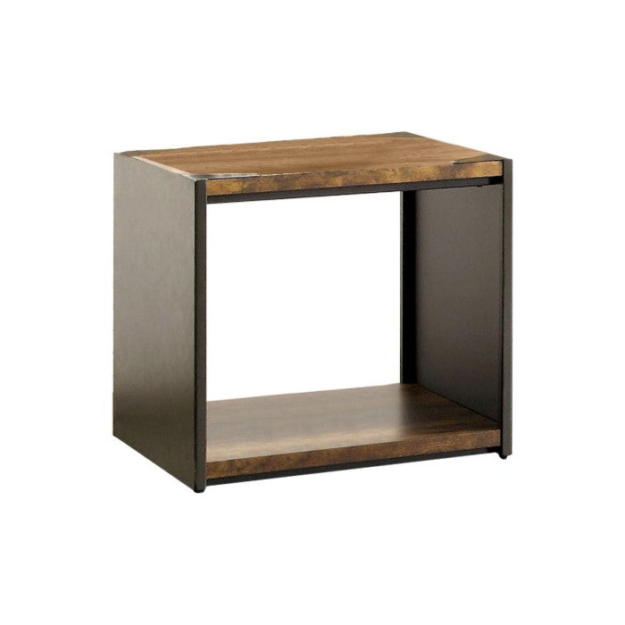 Matte Black End Table